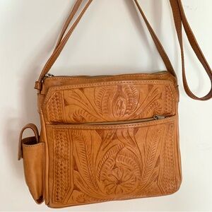 Genuine Leather Crossbody Shoulder Bag